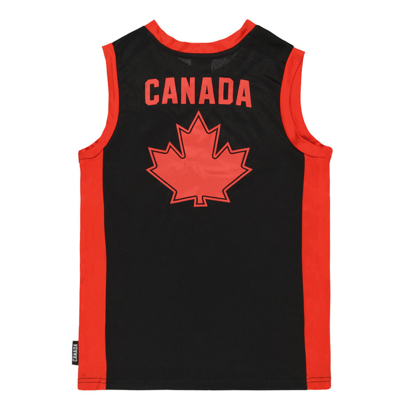 Kids’ (Junior) Team Canada Jersey Tank Top (XTXT24FYAKHA1WC 00BLK)