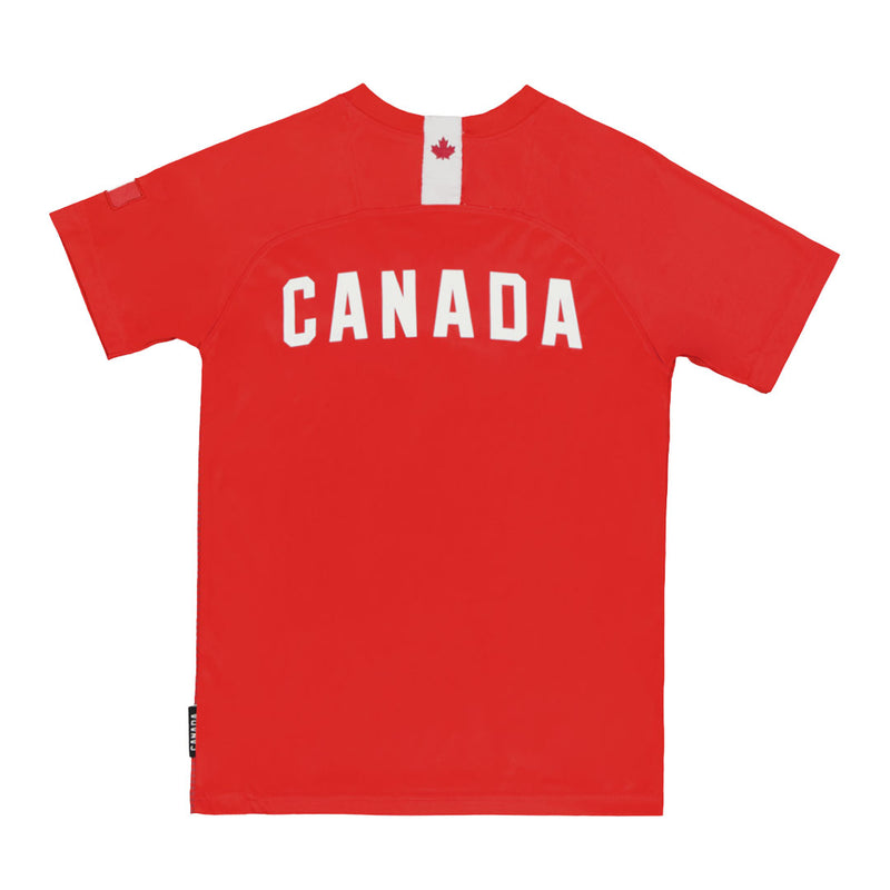 Kids' (Junior) Team Canada Soccer Jersey (XTXT0XZYASWA2WC 62RED)