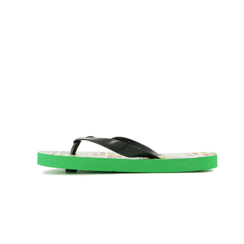 Kids' (Preschool) Super Mario Nintendo Mario Kart Beach Flip Flop Sandals (FBS3677ANI BLK)