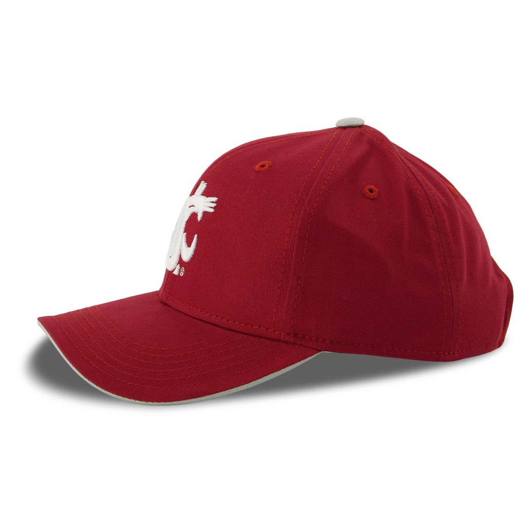 Kids' (Youth) Washington State Cougars Structured Adjustable Cap (K848D9335)