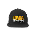 Kids' Iowa Hawkeyes Adjustable Flat Snapback Hat (RTLS IA ADY 2TN)
