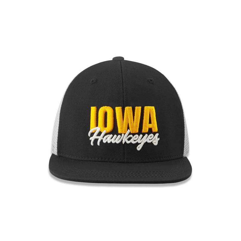 Kids' Iowa Hawkeyes Adjustable Flat Snapback Hat (RTLS IA ADY 2TN)