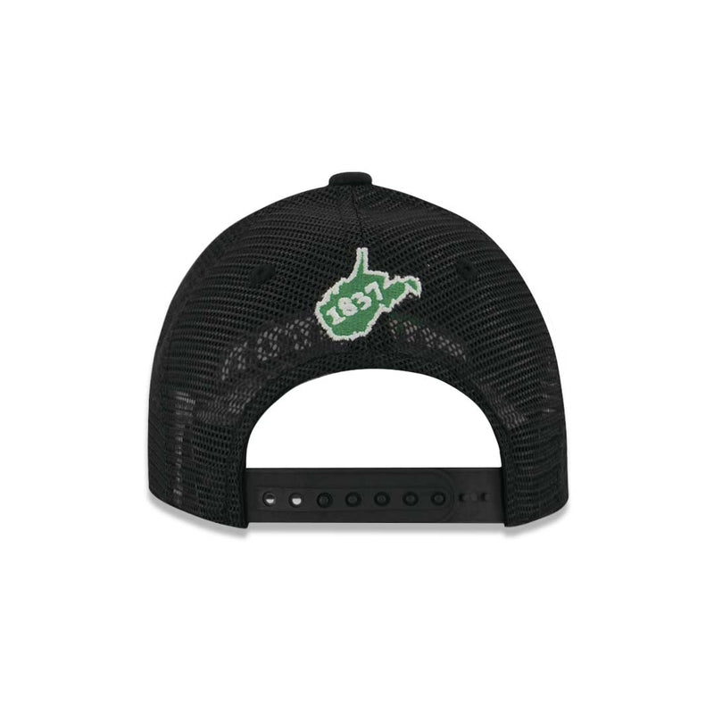 Kids' Marshall Thundering Herd Adjustable Flat Snapback Hat (GRVN MRSHL ADY BLK)