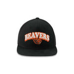 Kids' Oregon State Beavers Adjustable Flat Snapback Hat (GRVN ORST ADY BLK)