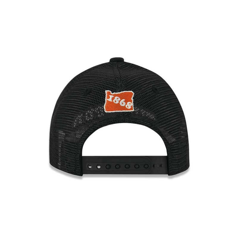 Kids' Oregon State Beavers Adjustable Flat Snapback Hat (GRVN ORST ADY BLK)