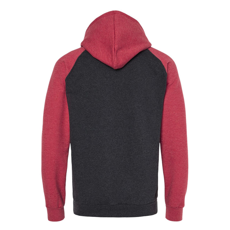 King Athletics - Unisex Raglan Fleece Pullover Hoodie (KF4042 DCHRE)