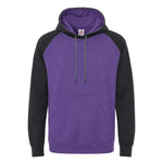 King Athletics - Unisex Raglan Fleece Pullover Hoodie (KF4042 GRYHTHR)