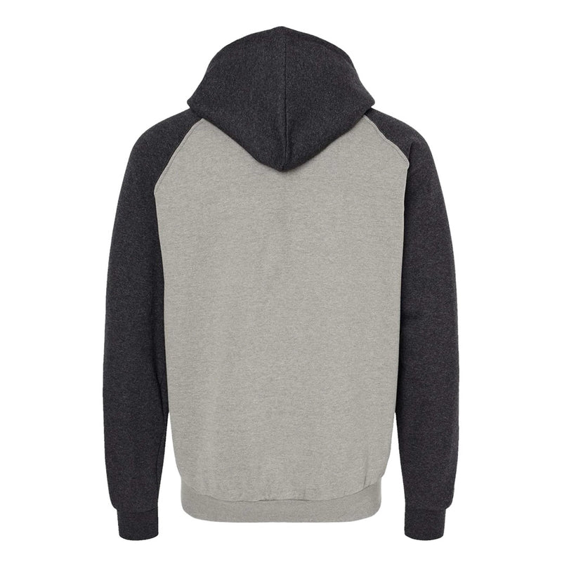 King Athletics - Unisex Raglan Full Zip Hoodie (KF4048 GHDC)