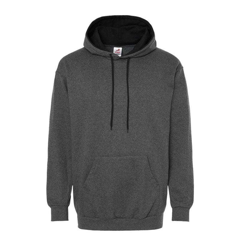 King Athletics - Unisex Two Tone Hoodie (KF9041 CHAR)