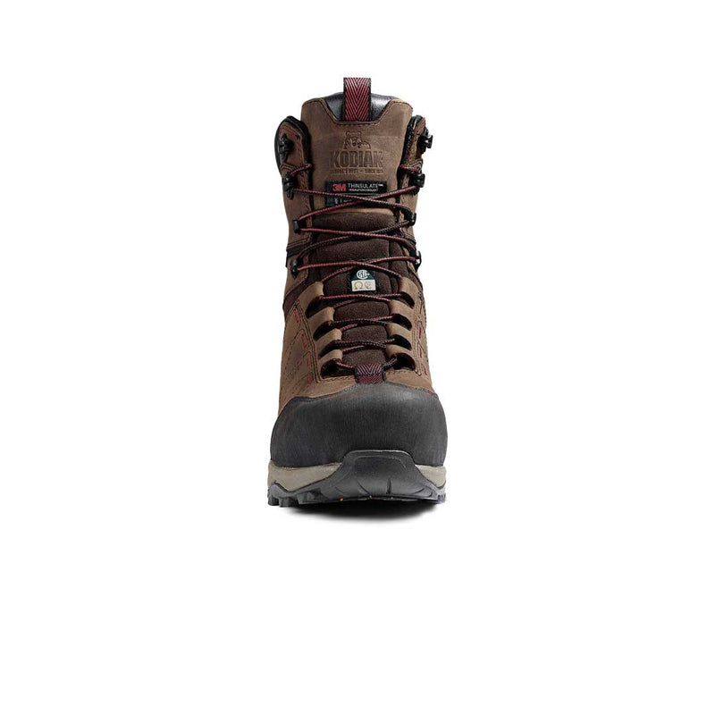 Kodiak - Men's 8 Inch Ice Conqueror Waterproof Composite Toe Winter Safety Work Boots (KD0A4TGDBRN)