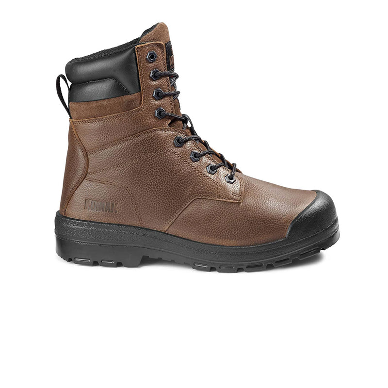 Kodiak - Men's Greb 8 Inch Steel Toe Safety Work Boots (KD0A4TH3BRN)