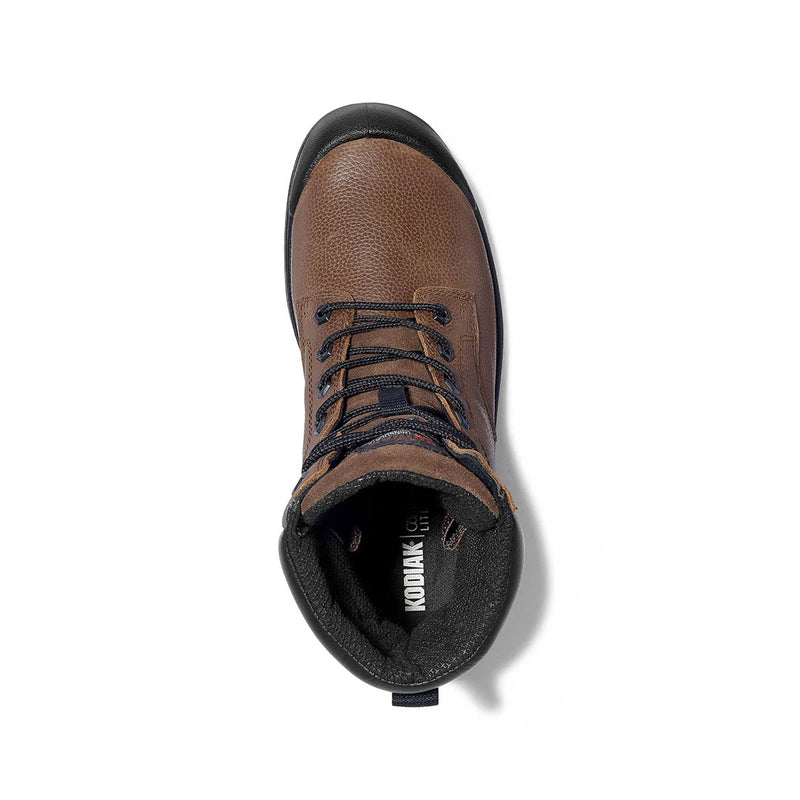 Kodiak - Men's Greb 8 Inch Steel Toe Safety Work Boots (KD0A4TH3BRN)