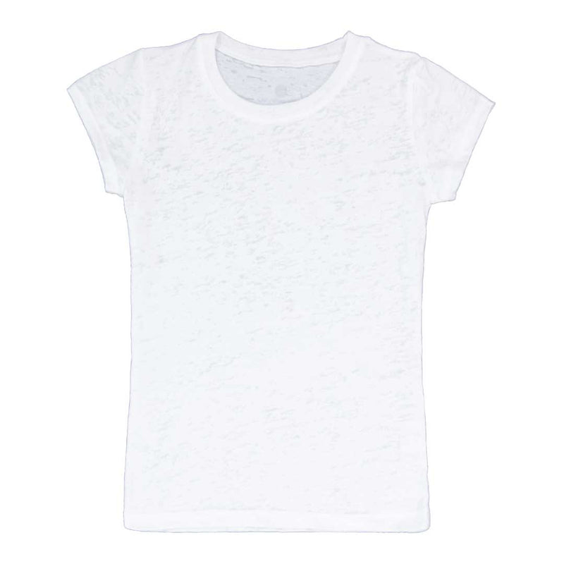 Levelwear - Girls' (Junior) Little Burner Short Sleeve T-Shirt (BU90L WHITE)