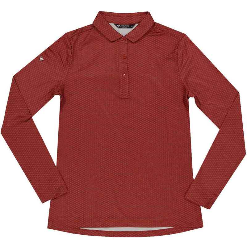Levelwear - Women's Sandy Long Sleeve Polo (YE00L CJ3)