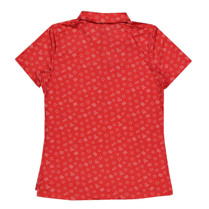 Levelwear - Women's Stars And Stripes Short Sleeve Polo (YE03L 005)