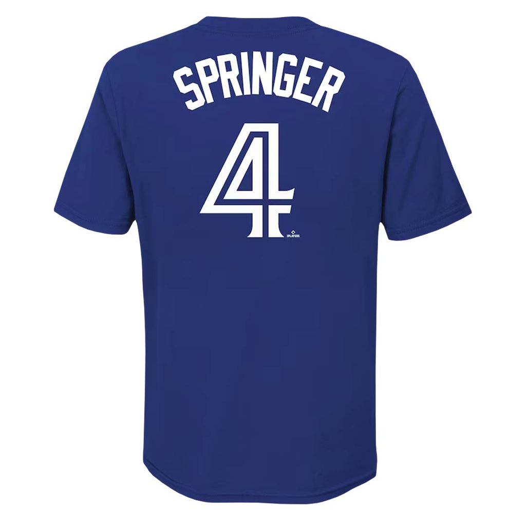 MLB  - Kids' (Junior) Toronto Blue Jays George Springer T-Shirt (HZ3B7SAG2 TBJGS-1)