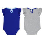 MLB - Girls' (Infant) Toronto Blue Jays Little Fan 2 Pack Creeper Set (HK3N1SCK6 TBJ)