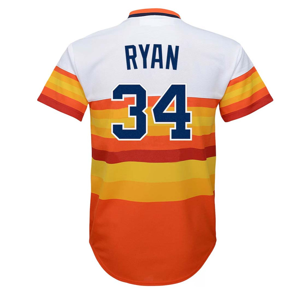 MLB - Kids' (Junior) Houston Astros Nolan Ryan Cooperstown Replica Jersey (HZ3B7ZK9A HOUNR)