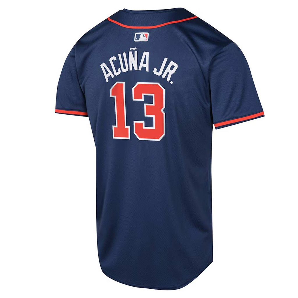 MLB - Kids' Atlanta Braves Ronald Acuna Jr. Jersey (HZ3B3ZWEP ATLRA)
