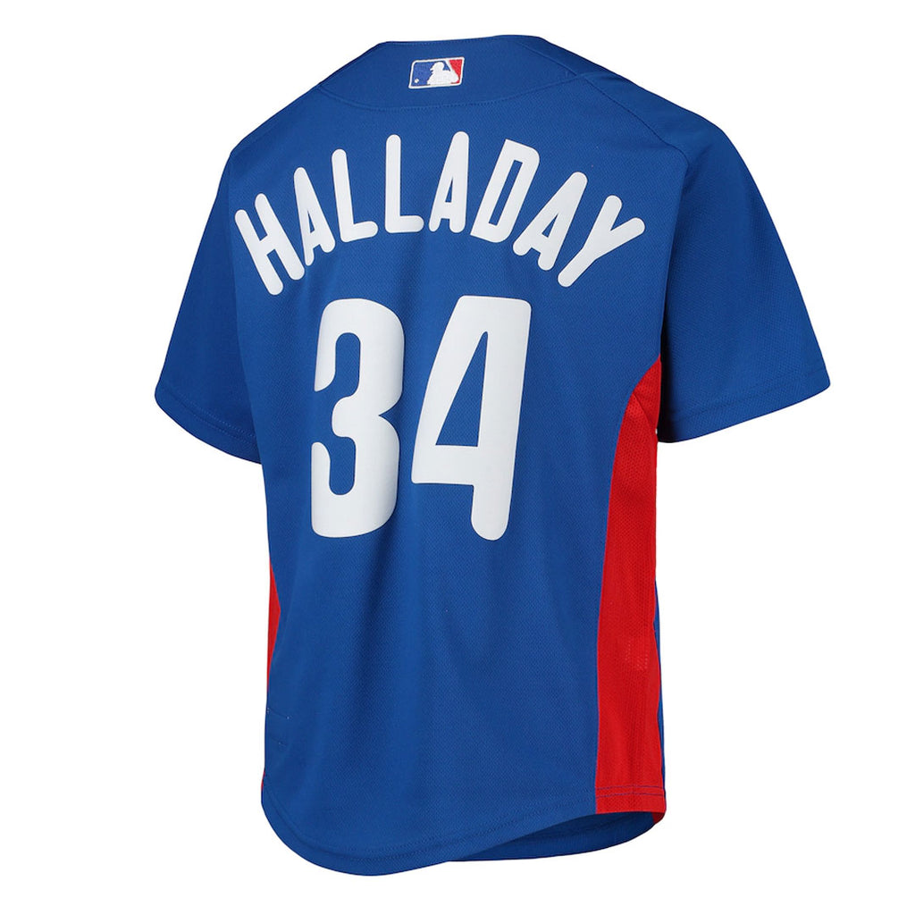 MLB - Kids' (Junior) Philadelphia Phillies Roy Halladay Practice Jersey (HN3B7NAE5 PHIHR)
