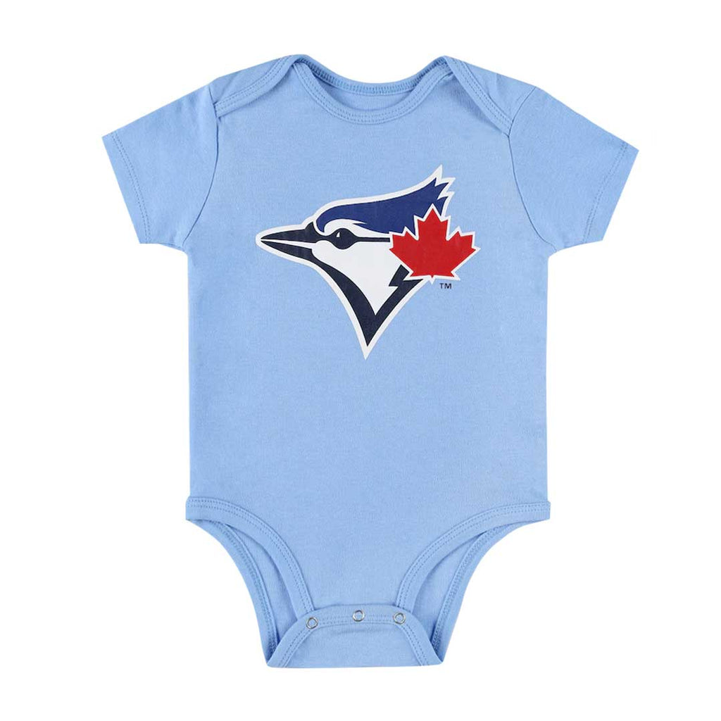 MLB - Kids' (Infant) Toronto Blue Jays Biggest Little Fan 3 Pack Creeper (HK3I1SCJ6 TBJ)