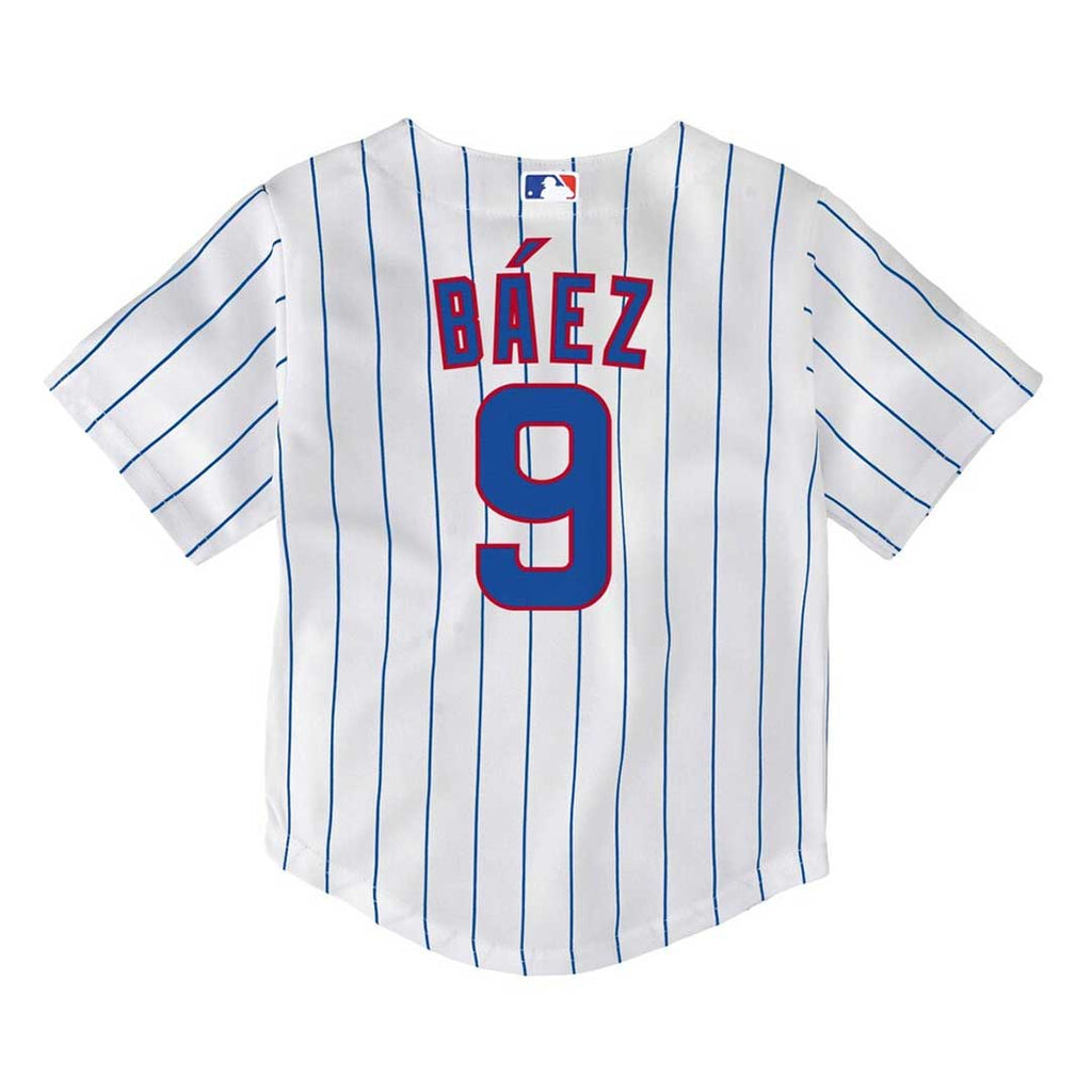 MLB - Maillot Javier Baez des Chicago Cubs pour enfants (tout-petits) (HZ3T1ZWAP) 
