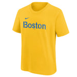 MLB - Kids' (Junior) Boston Red Sox Wordmark T-Shirt (HZ3B7SBDL BOS)