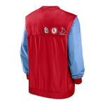 MLB - Men's St. Louis Cardinals Long Sleeve Woven Pullover Jacket (NMMJ 00KW S67 0RB)