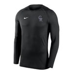 MLB - Men's Colorado Rockies Long Sleeve Base Layer T-Shirt (NKXH 00A DNV N7J)