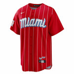 MLB - Men's Miami Marlins Jazz Chisolm Jr. Replica Jersey (T770 03VR MQ7 C02)