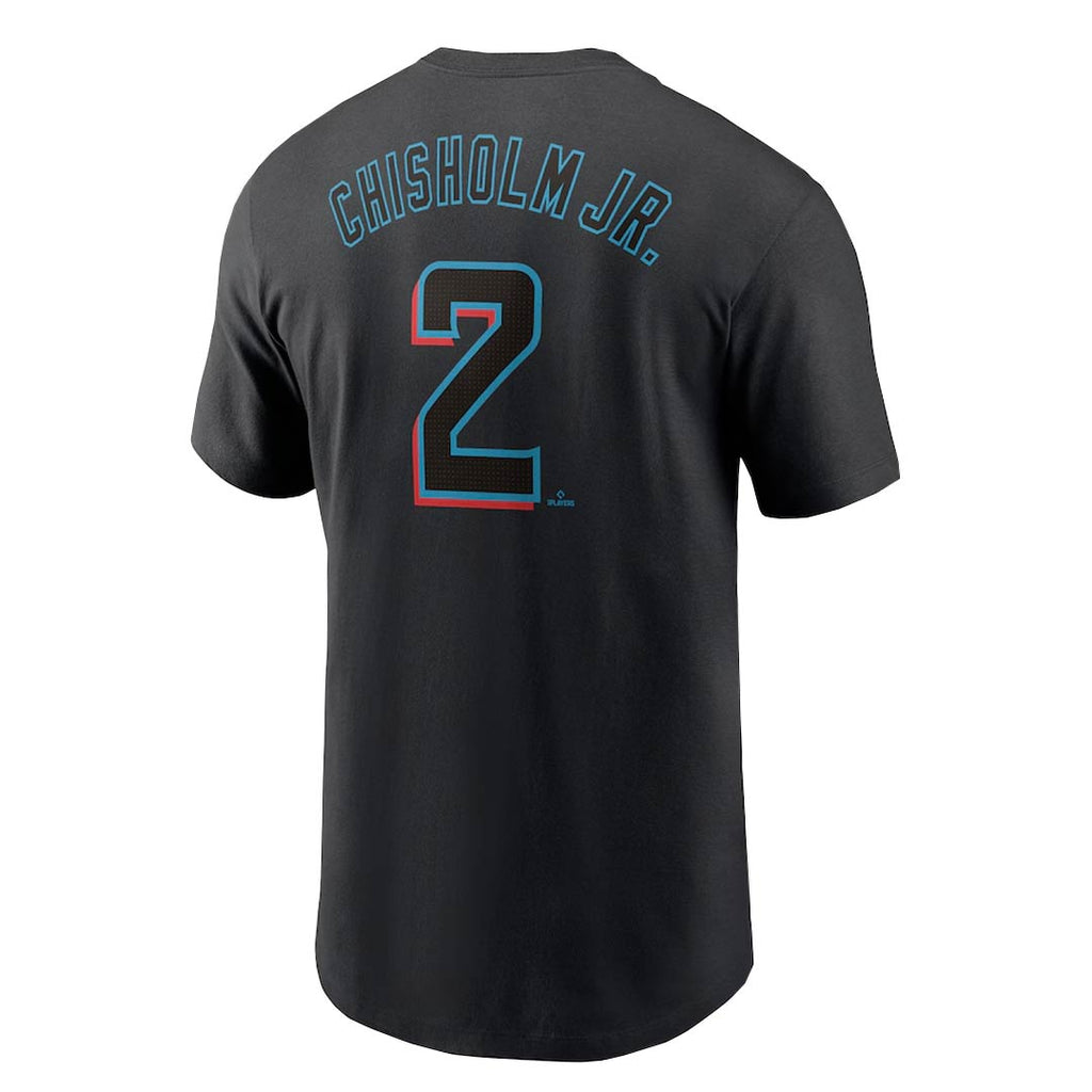 MLB - Men's Miami Marlins Jazz Chisolm Jr. T-Shirt (N199 00A MQ3 JKL)