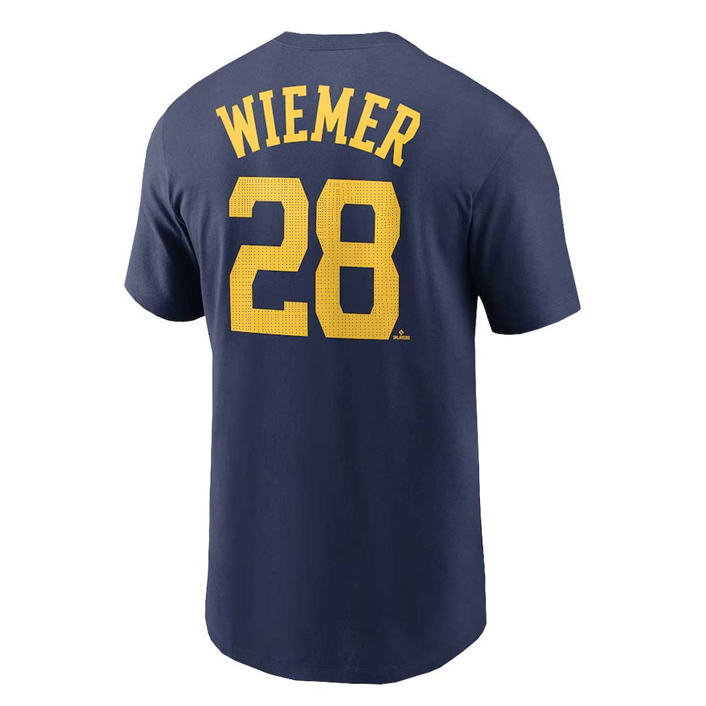 MLB - Men's Milwaukee Brewers Joey Wiemer T-Shirt (N199 44B MZ9 CBC)