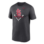 MLB - Men's St. Louis Cardinals Big Logo Short Sleeve T-Shirt (NKGK 06F SCN 01N)