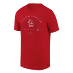 MLB - Men's St. Louis Cardinals Triblend Logo T-Shirt (NKM4 62Q SCN KT4)