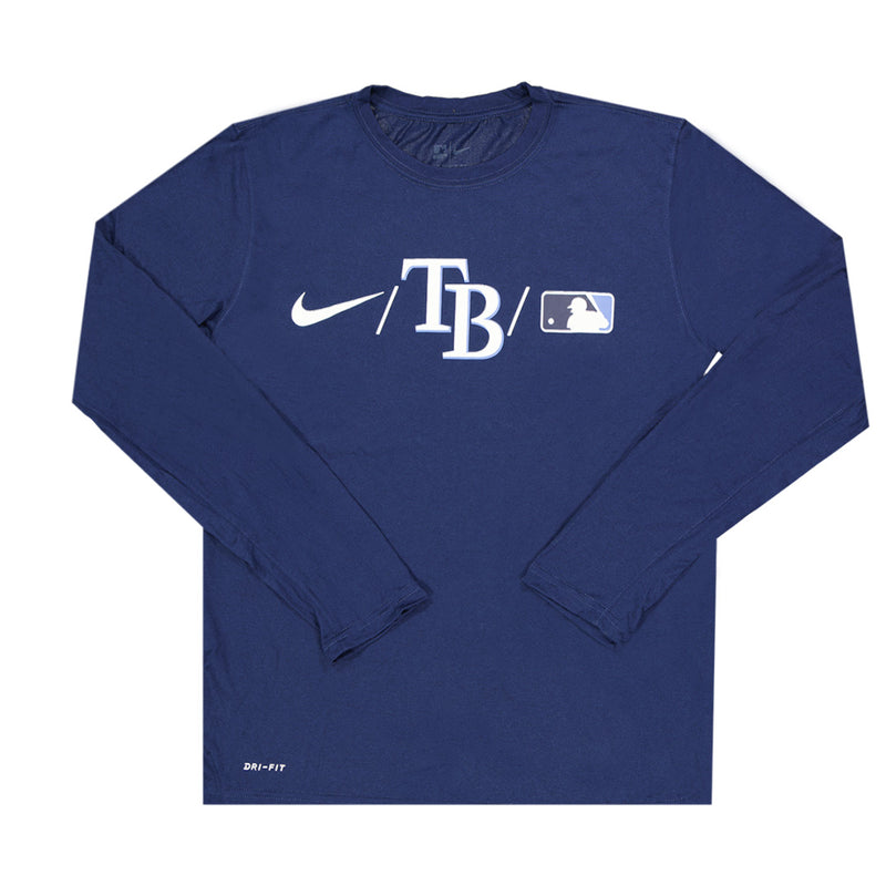 MLB - Men's Tampa Bay Rays Long Sleeve Legend T-Shirt (NKAY 44B RAY ITI)