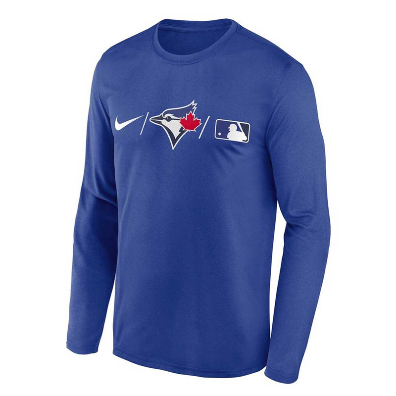 MLB - Men's Toronto Blue Jays Team Legend Performance Long Sleeve T-Shirt (NKAY 4EW TOR ITI)
