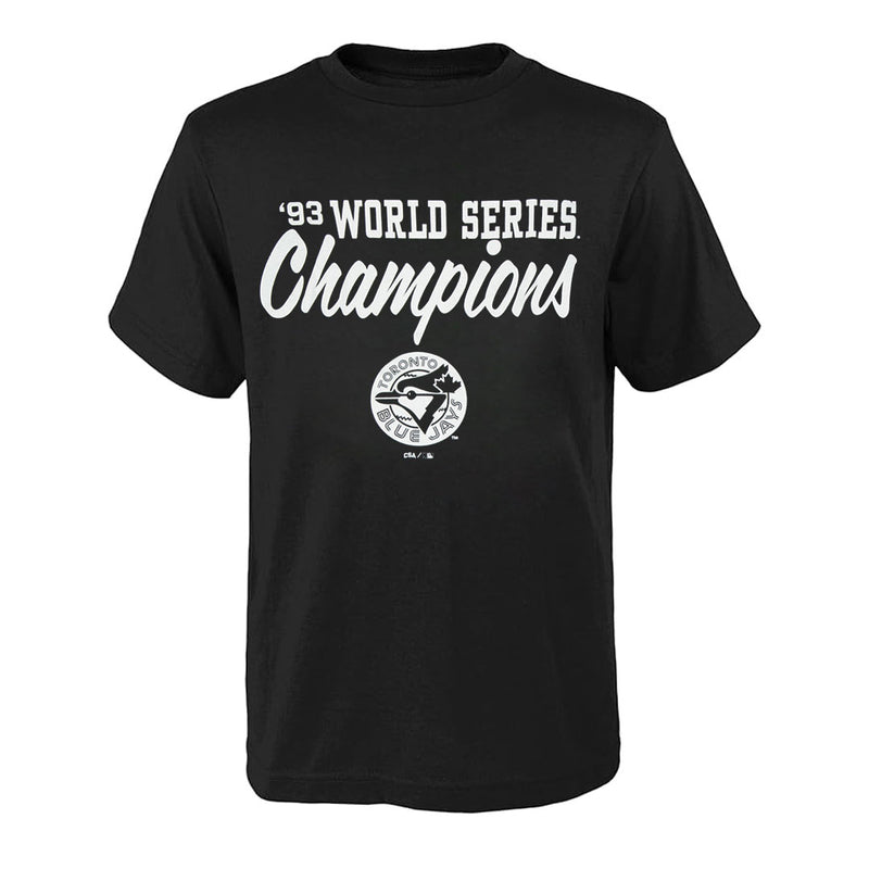 MLB - Men's Toronto Blue Jays 1993 World Series Champion T-Shirt (XVML0M8MSC3A1PB 00BLK)