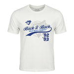 MLB - Men's Toronto Blue Jays Back 2 Back World Series Champions T-Shirt (XVML0M0MSC3A1PB 10WHT)