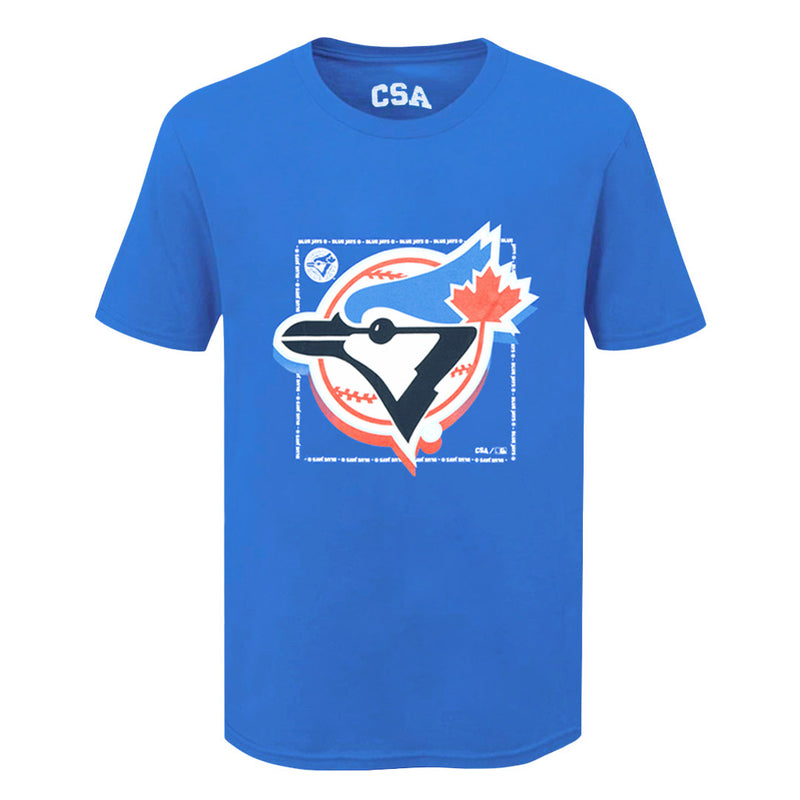 MLB - Men's Toronto Blue Jays Drop Shadow T-Shirt (XVML0M6MSC3A1PB 43RYL)