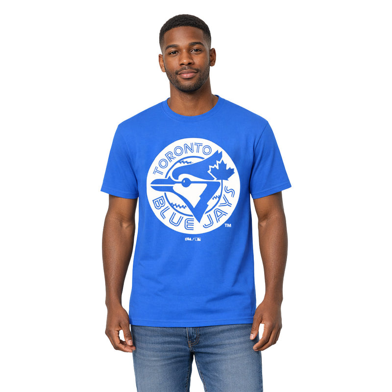 MLB - Men's Toronto Blue Jays Vintage Big Logo T-Shirt (XVML0LVMSC3A1PB 43RYL)