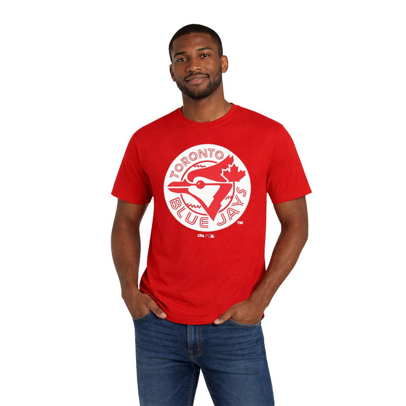 MLB - Men's Toronto Blue Jays Vintage Big Logo T-Shirt (XVML0LVMSC3A1PB 62RED)