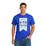 MLB - Men's Toronto Blue Jays 92 & 93 World Series Champions Flag T-Shirt (XVML0M3MSC3A1PB 43RYL)