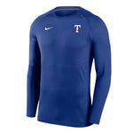 MLB - Men's Texas Rangers Long Sleeve Base Layer T-Shirt (NKXH 47X TER N7J)