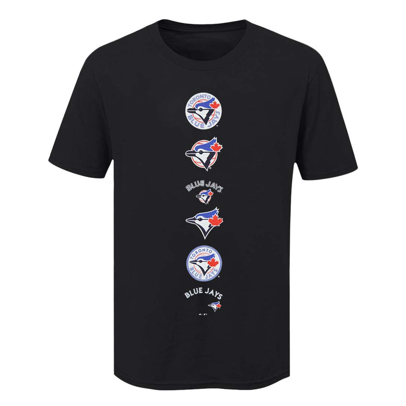MLB - Men's Toronto Blue Jays Old To New T-Shirt (XVML0CWMSC3A1PB 00BLK)
