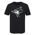 MLB - T-shirt à rayures des Blue Jays de Toronto pour homme (XVML0B7MSC1A1PB 00BLK)