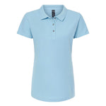 M&O - Women's Ring Spun Pique Polo (7600 LTBLU)