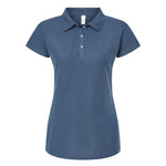 M&O - Women's Soft Touch Polo (7007 HNVY)