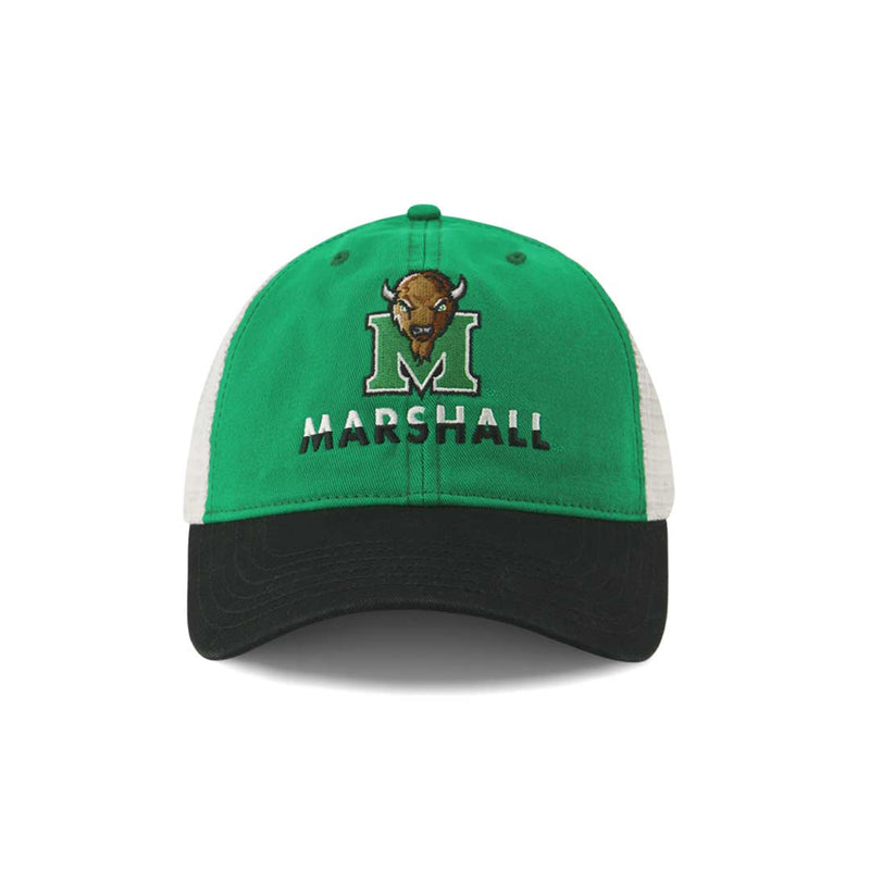 Men's Marshall Thundering Herd Adjustable Curved Snapback Hat (DIVS2 MRSHL ADJ 3TN)
