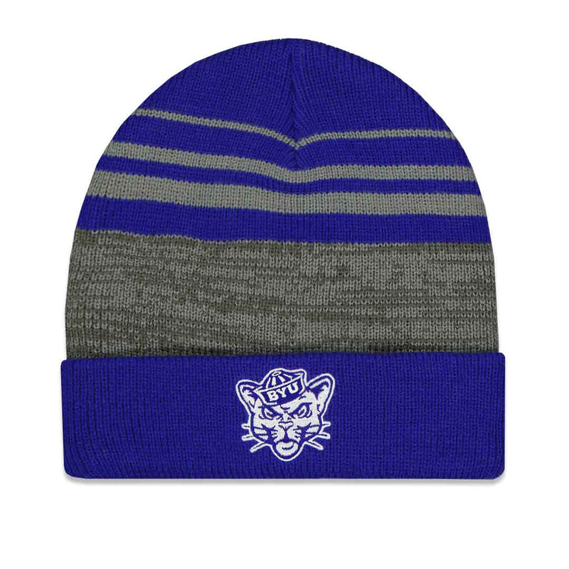Men's Brigham Young Cougars Cuffed Knit Beanie (ICNS 06XG BYU VAT)