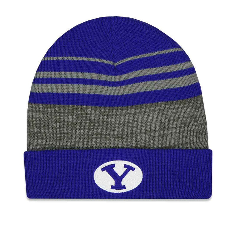 Men's Brigham Young Cougars Cuffed Knit Beanie (ICNS 06XG BYU VAT)
